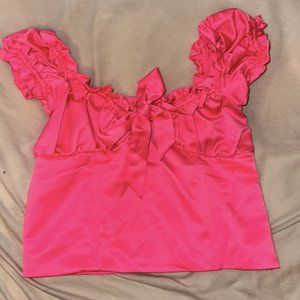 I.AM.GIA Neon Pink Naomi Top